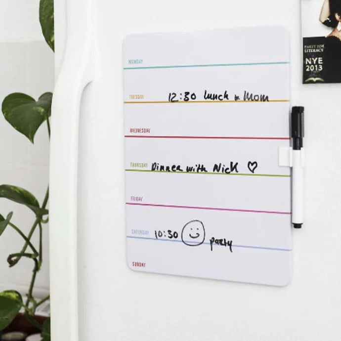 Dry Erase Board Week A4