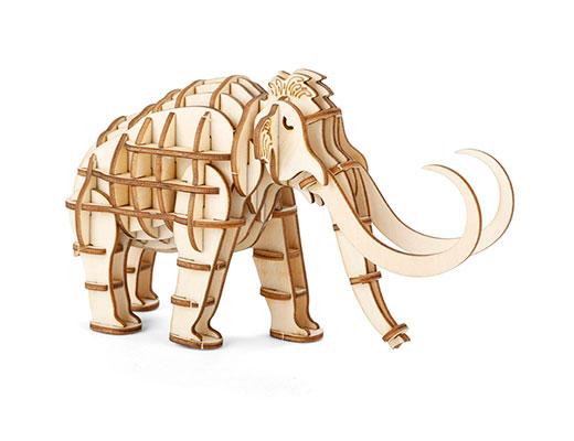 3D Wooden Puzzle: Mammoth
