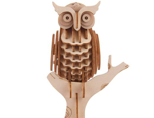3D Wooden Puzzle: Owl