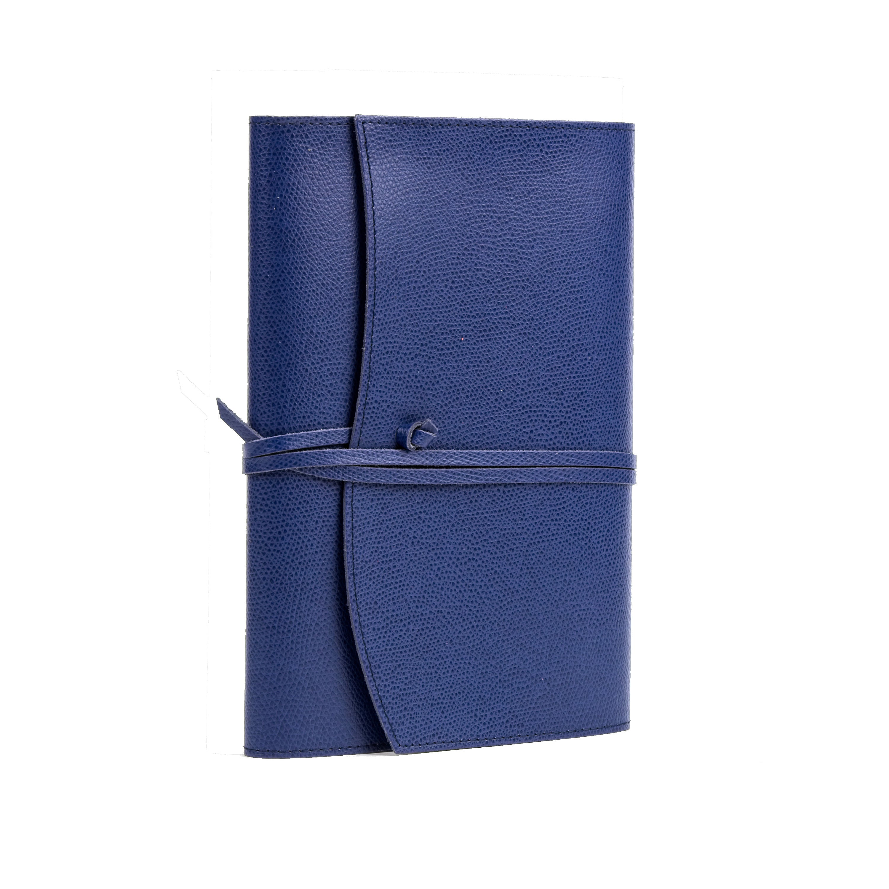 Portofino Refillable Leather Journal Blank A5 blue