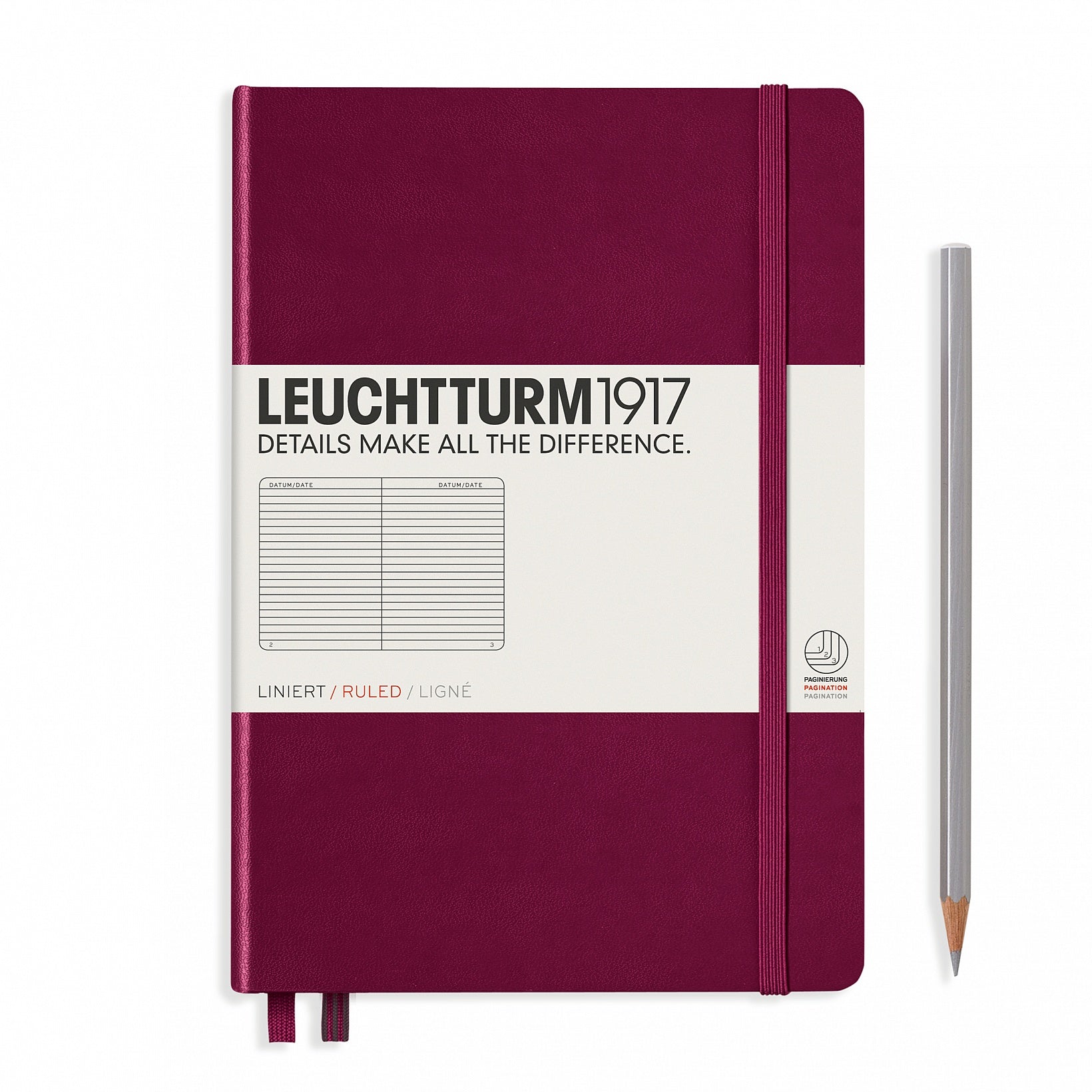 Leuchtturm paperback gelinieerd notitieboekje (B6+) softcover
