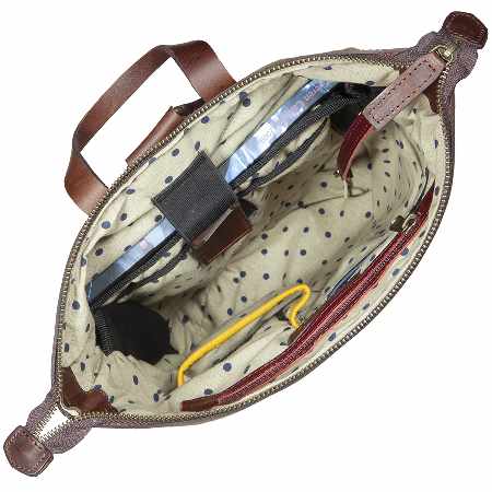 Saccoo Canvas-Rucksack Klein Grau