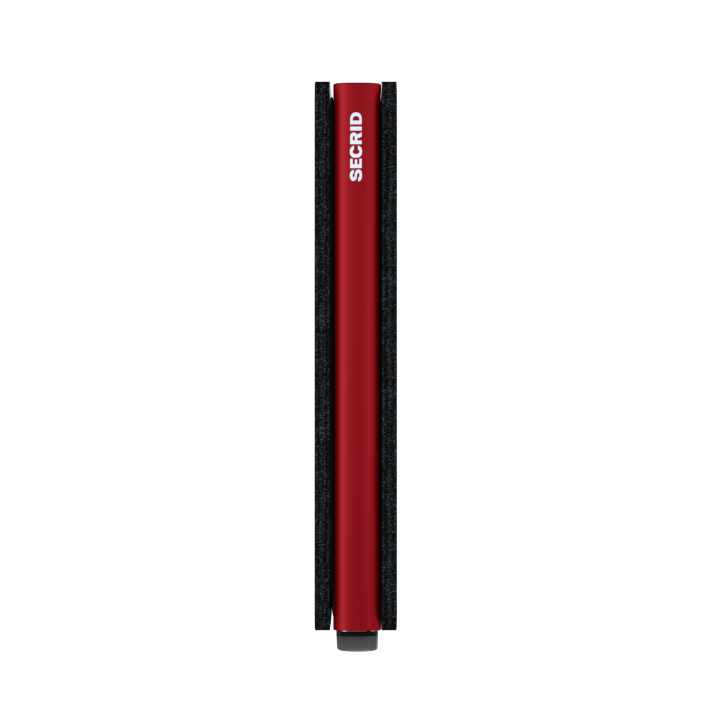 Secrid Slimwallet matte black & red