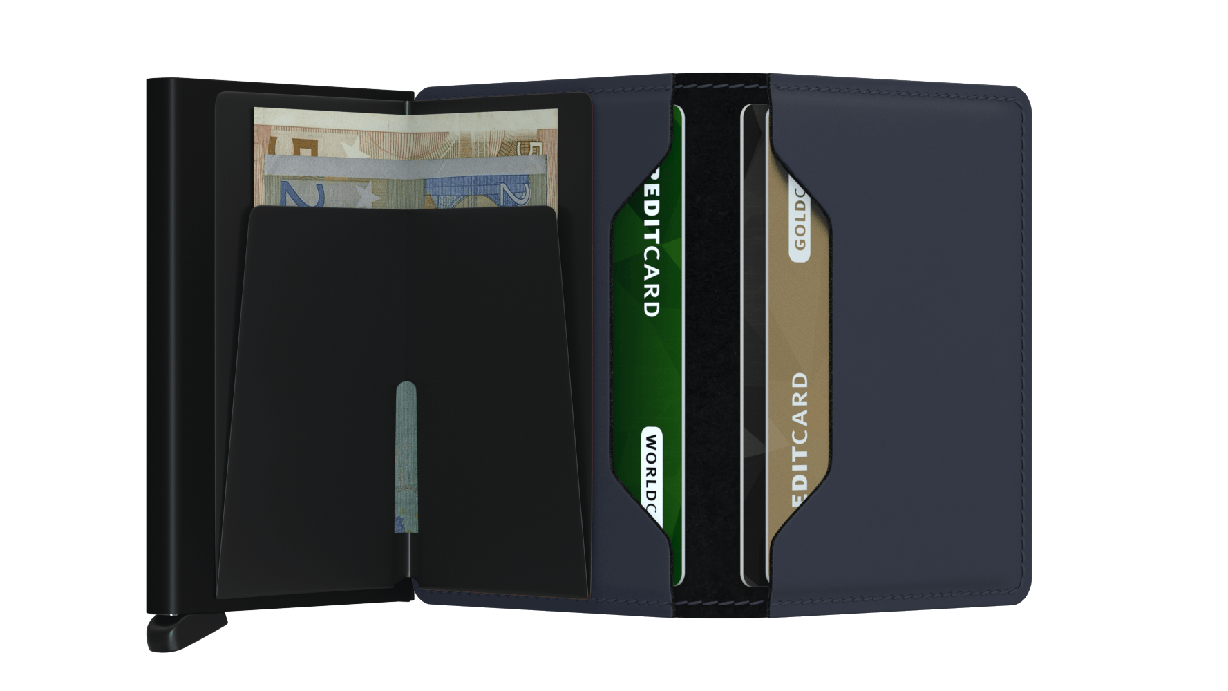 Secrid Slimwallet mattes Nachtblau