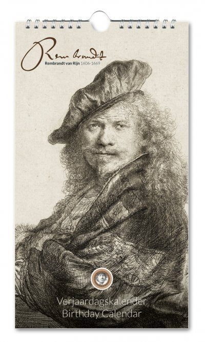Birthday Calendar Rembrandt etchings