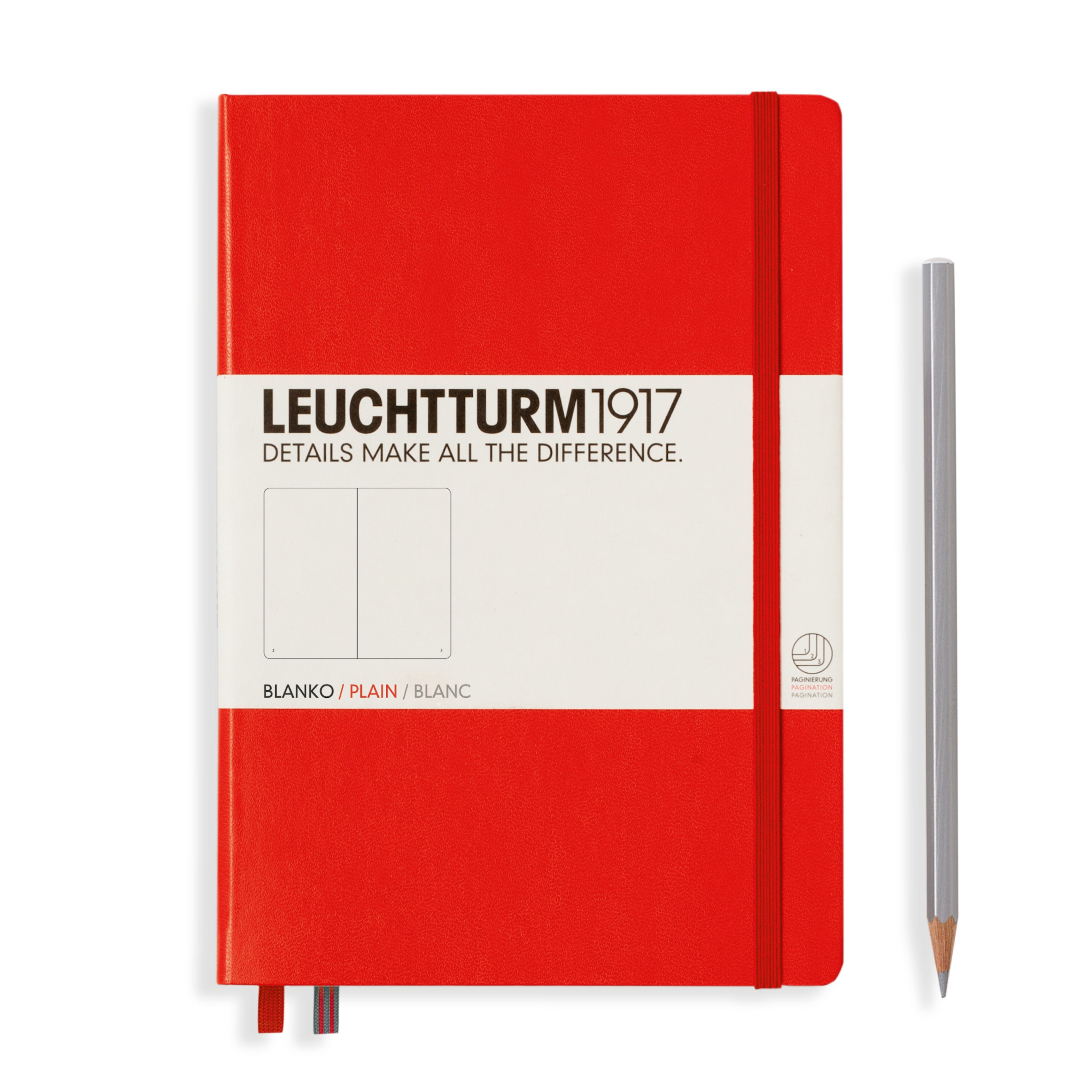 Leuchtturm Notizbuch Blanko Medium  (A5) Hardcover