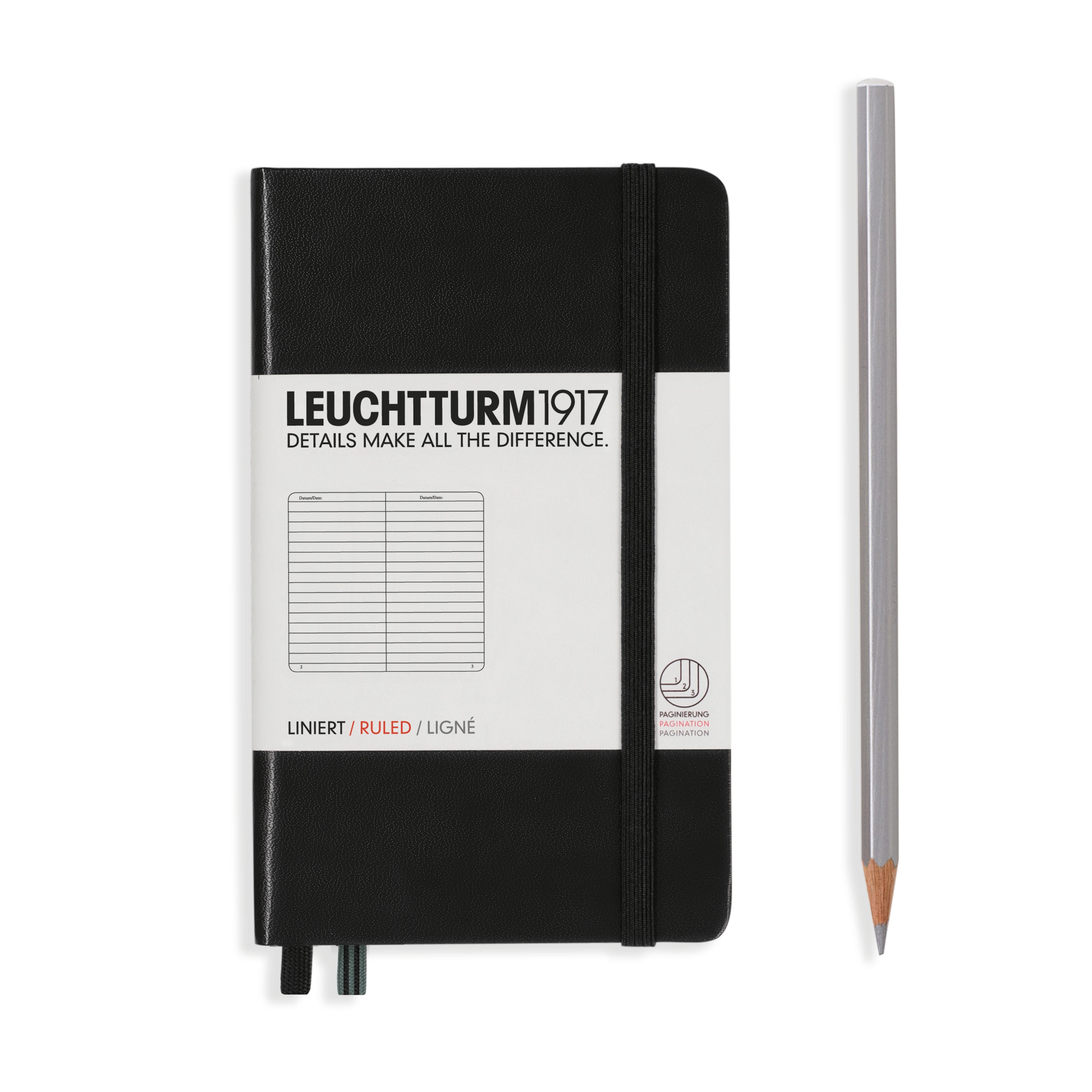 Leuchtturm pocket lined notebook (A6) hardcover