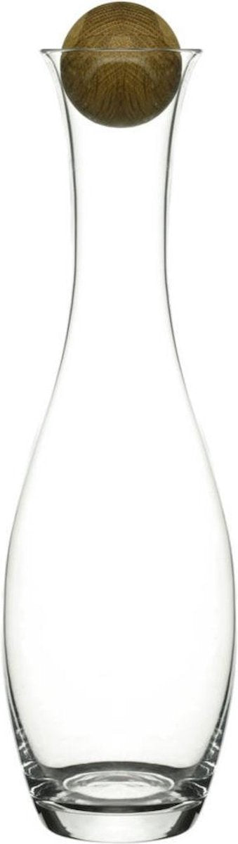 Wine or Water Carafe with Oak Stopper